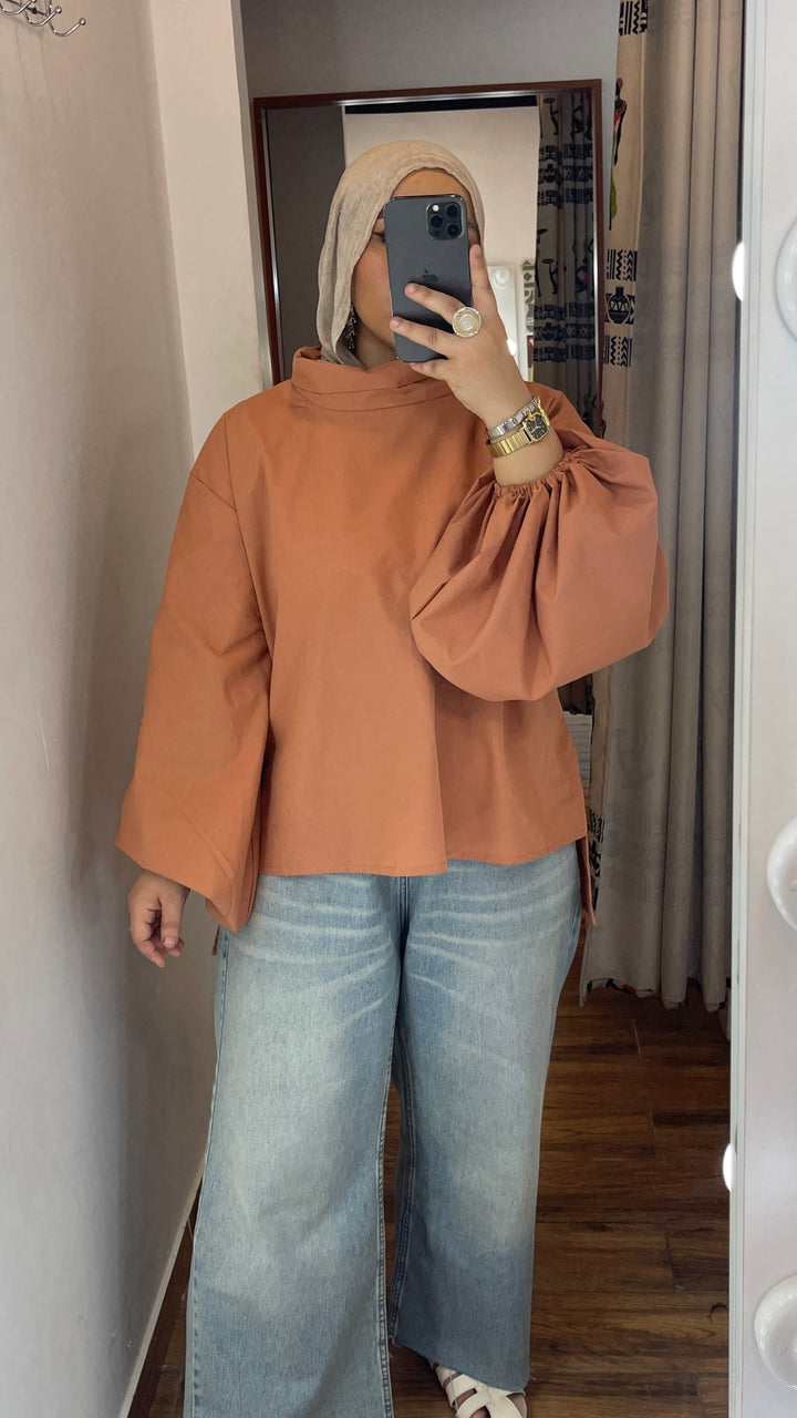 “Kashmir” balloon blouse