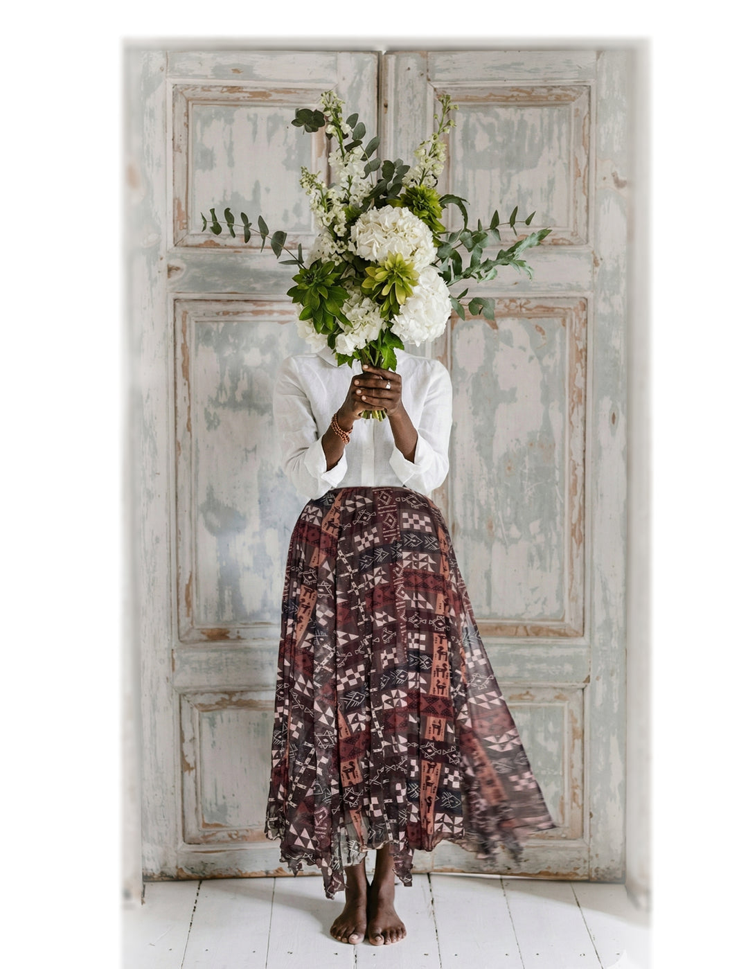 Triple Earth tulle skirt