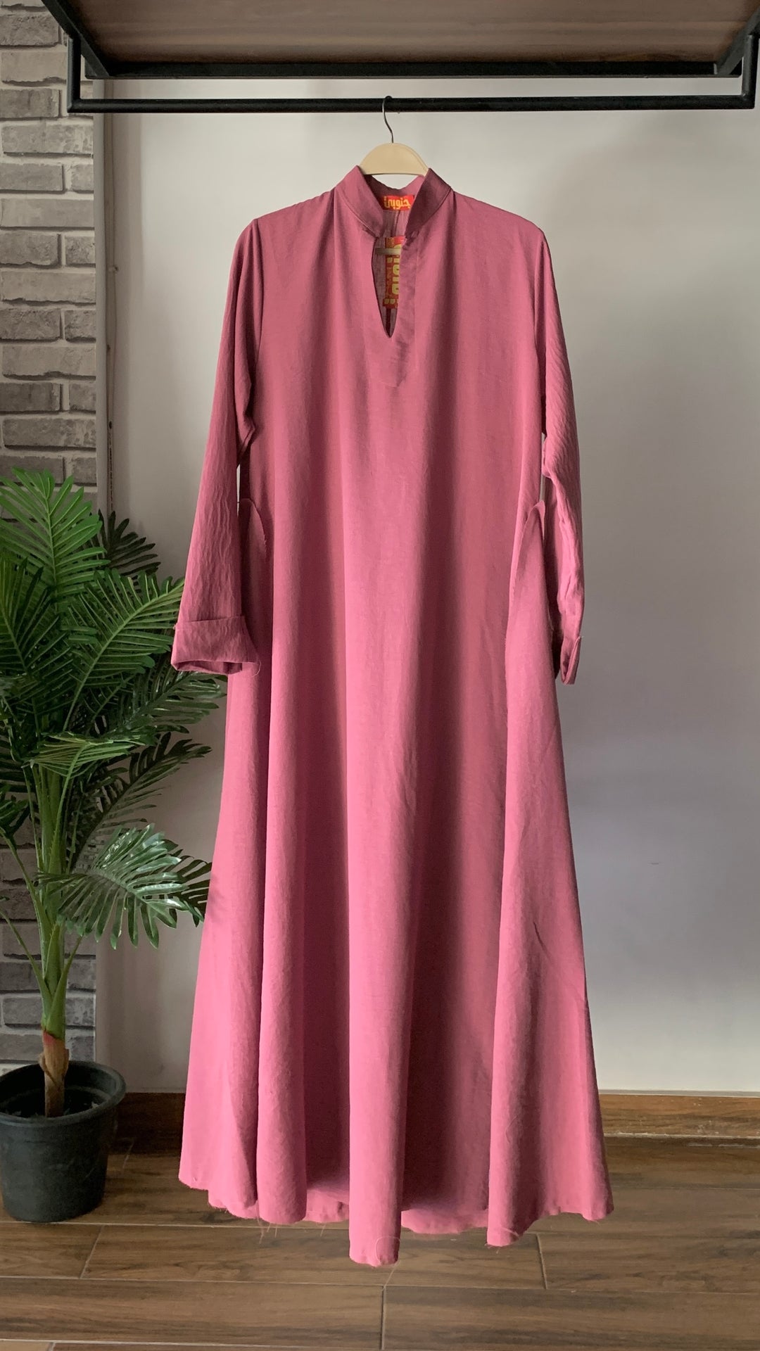 Dusty Mouve Double cloche dress