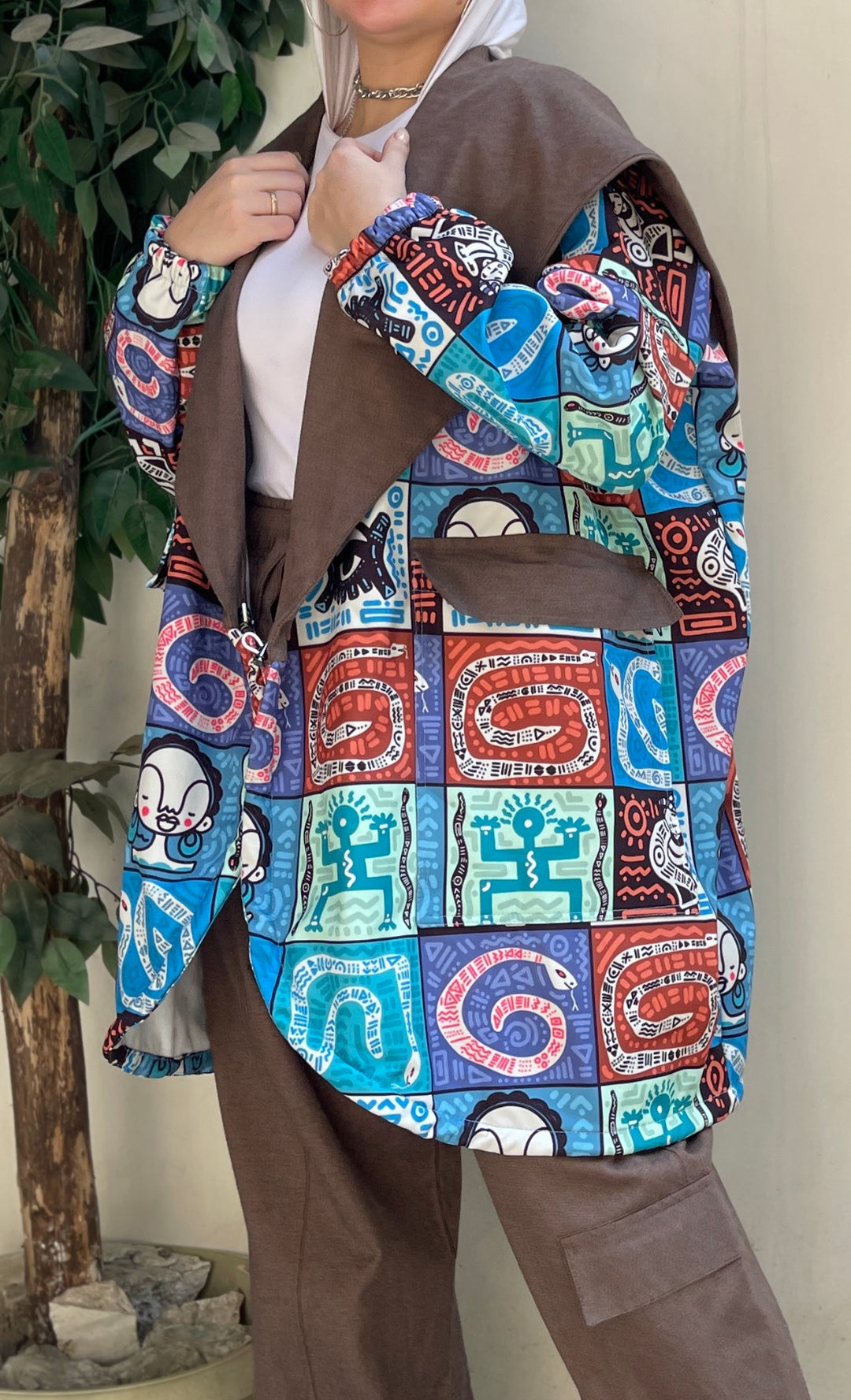 Snake square jacket