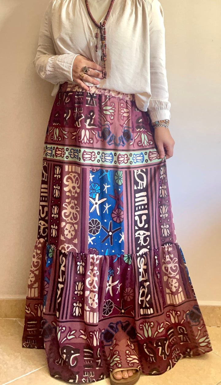 The star faro chiffon skirt