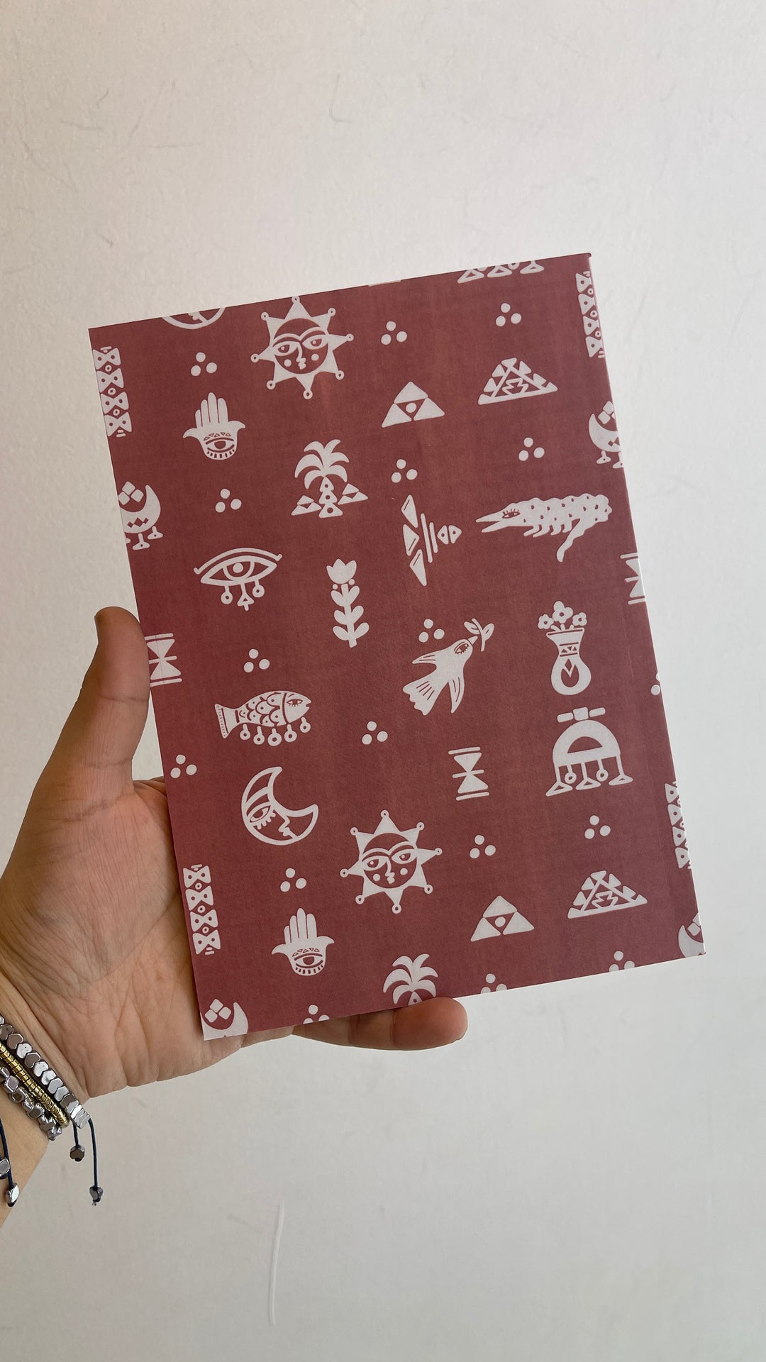 Brown folklore motive Notebook
