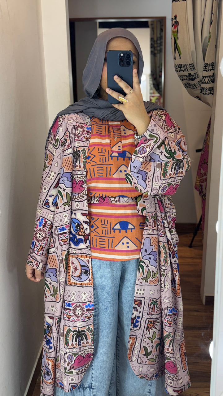 Tales of the Nile Vest kimono set