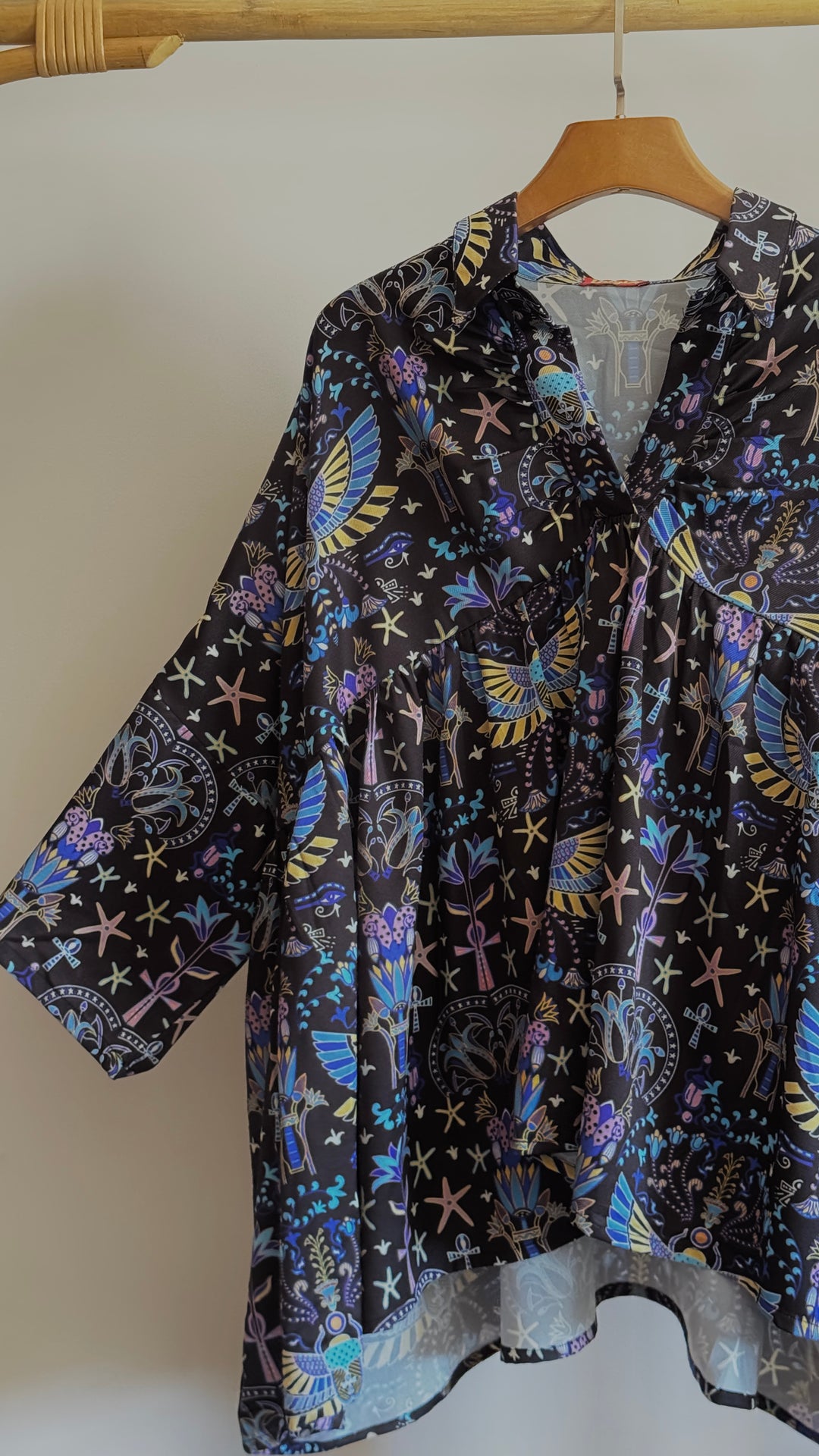 wings of khepri poncho blouse ( pre order )