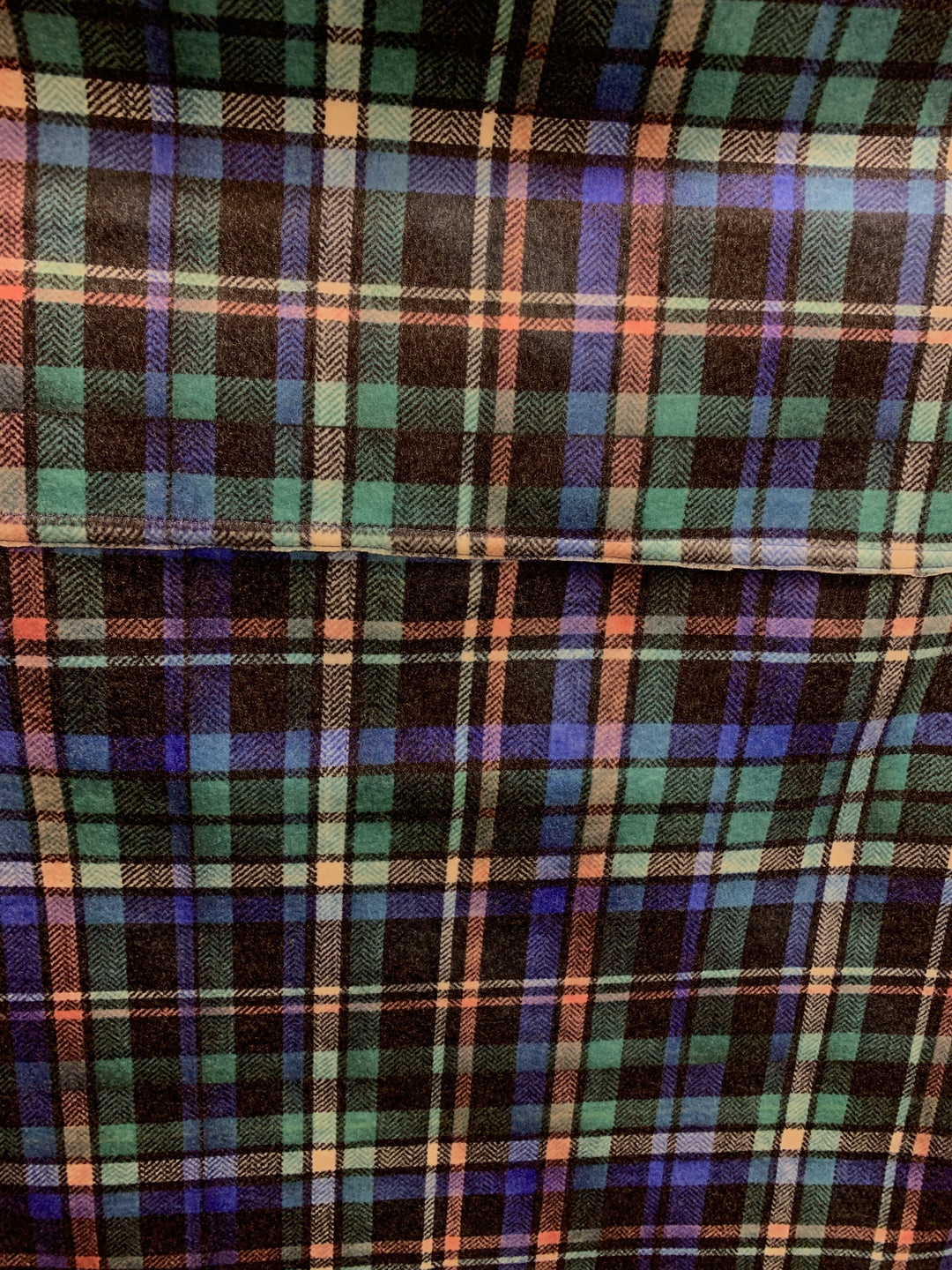 blue urban tribal hooded cape "Defect"