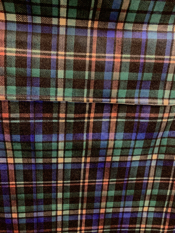 blue urban tribal hooded cape "Defect"