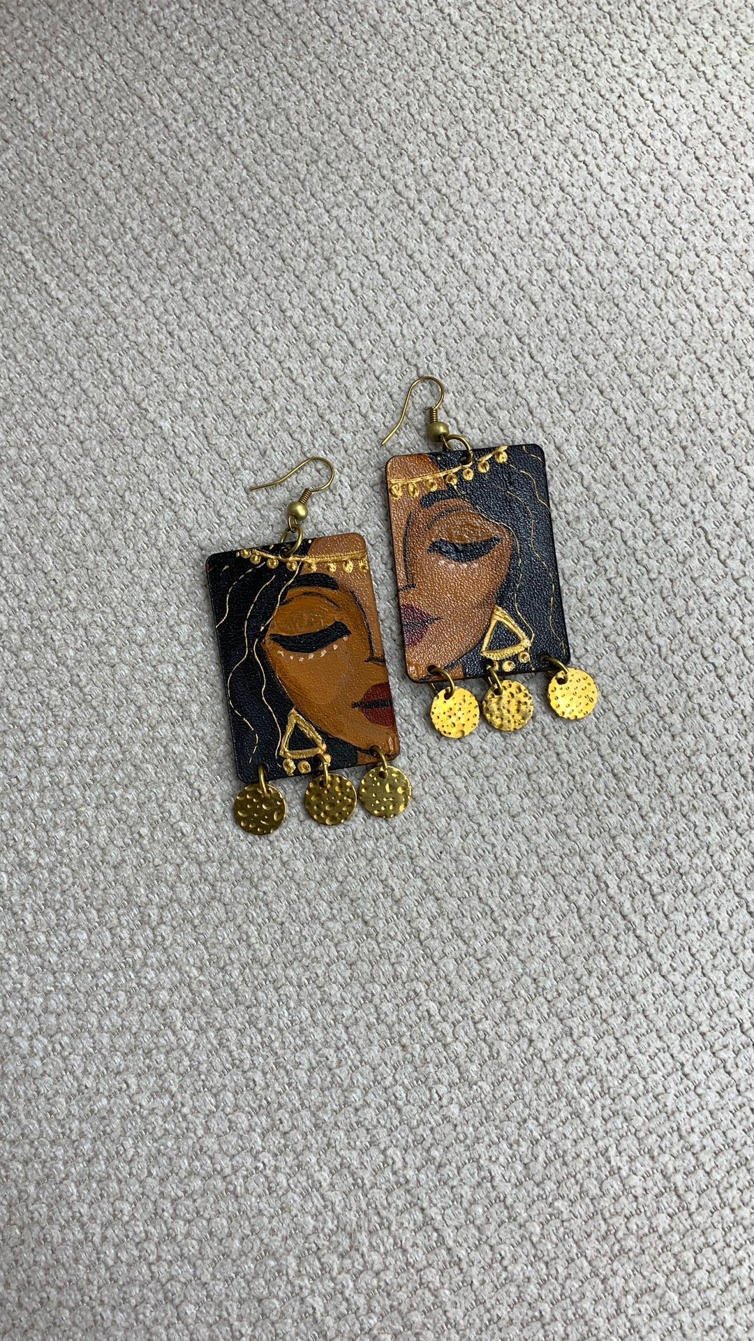 Nubian portrait Earrings