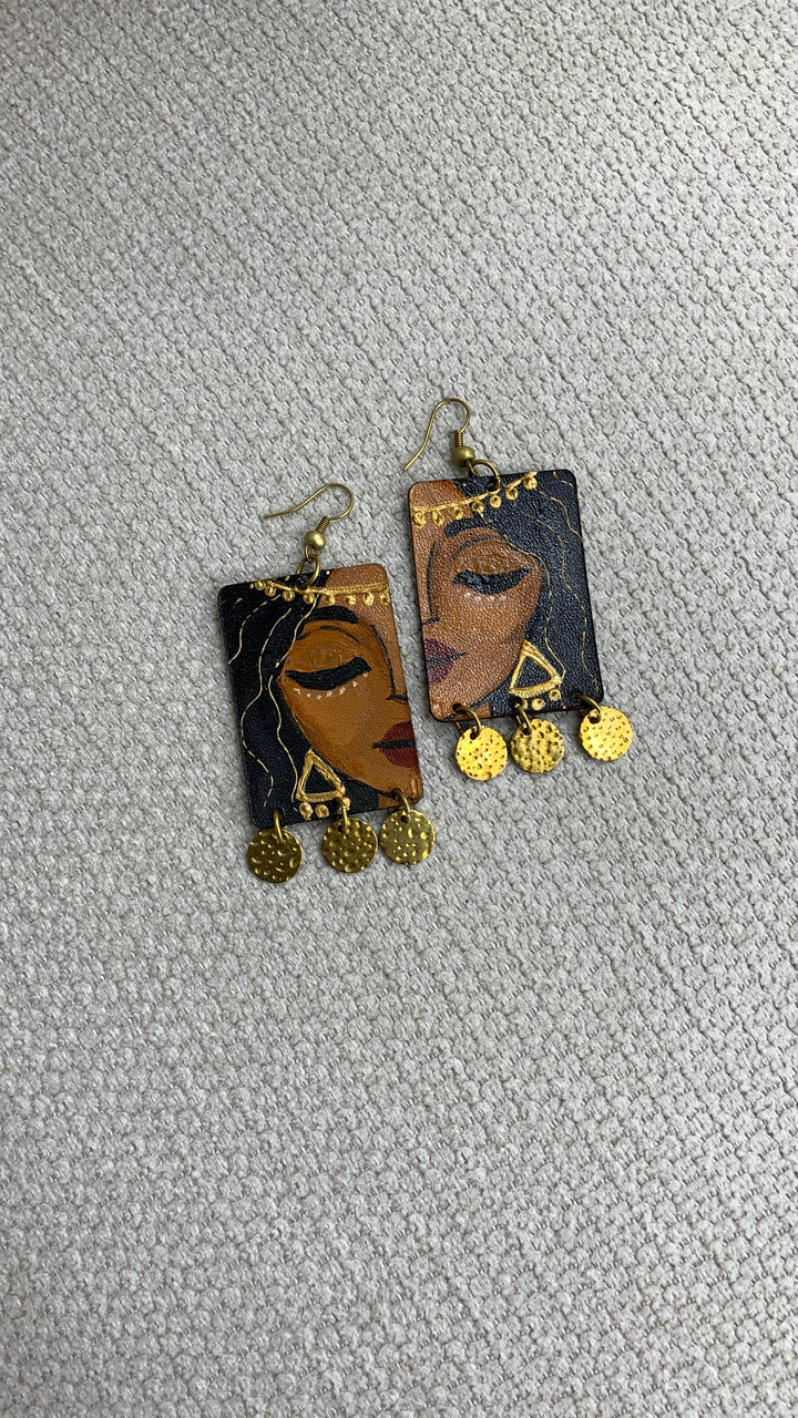 Nubian portrait Earrings