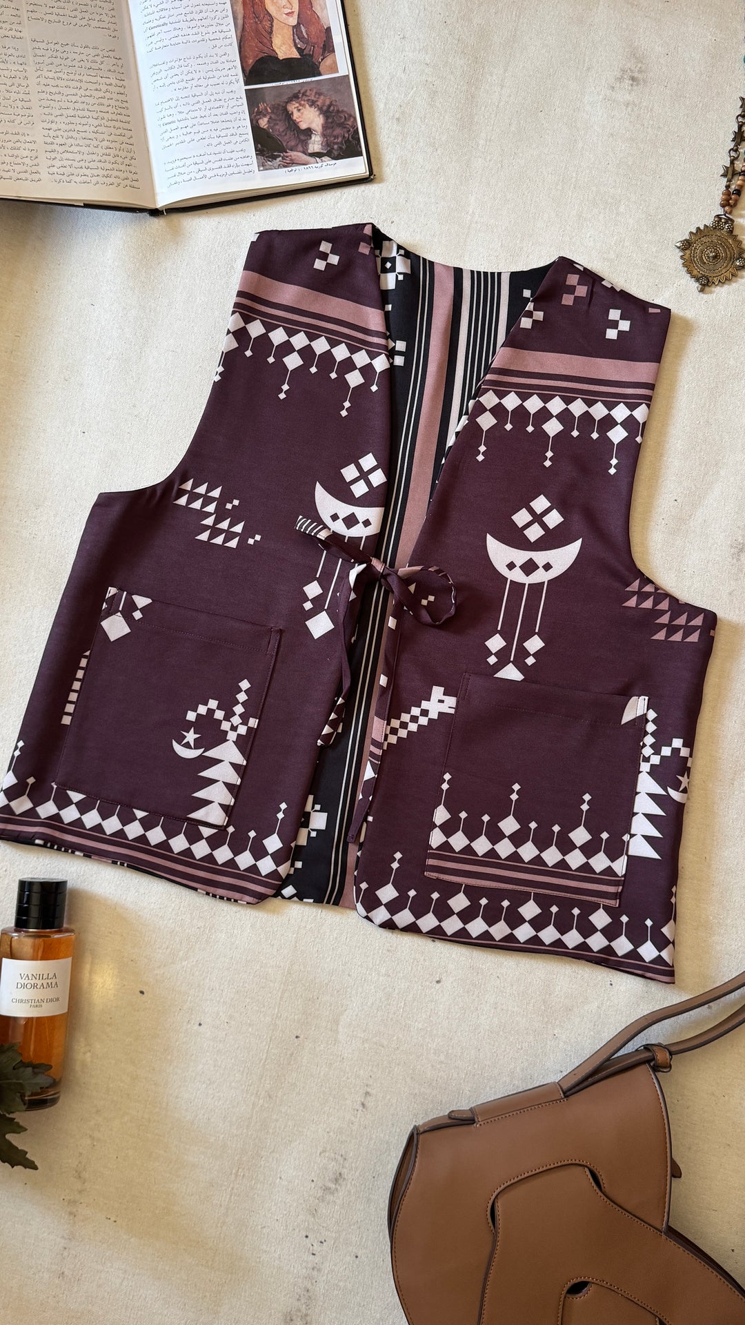 black X Brown Sinai double face vest