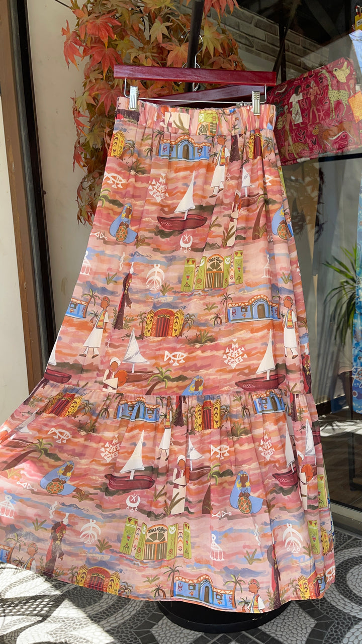 "نوبه " chiffon skirt