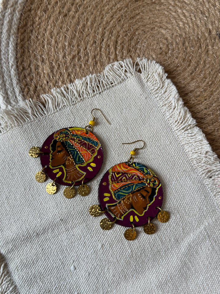 Afro Earrings