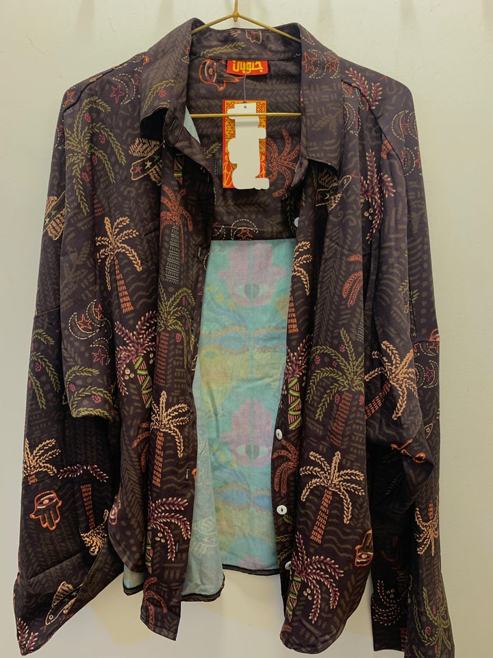 palms & stars “defect “ Butterfly shirt