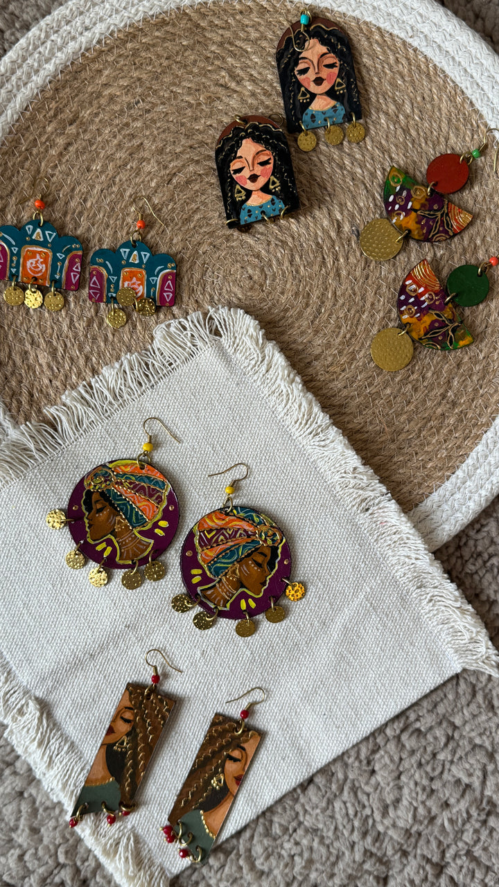 Afro Earrings