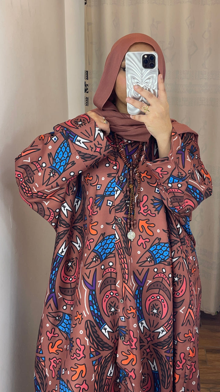 Fish folk Design nude Shirt / cardigan