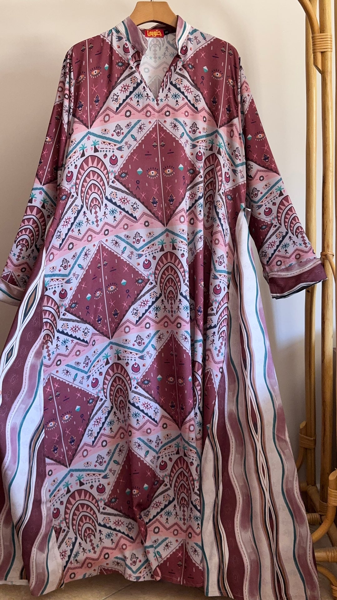 Bedouin symbols Double cloche dress