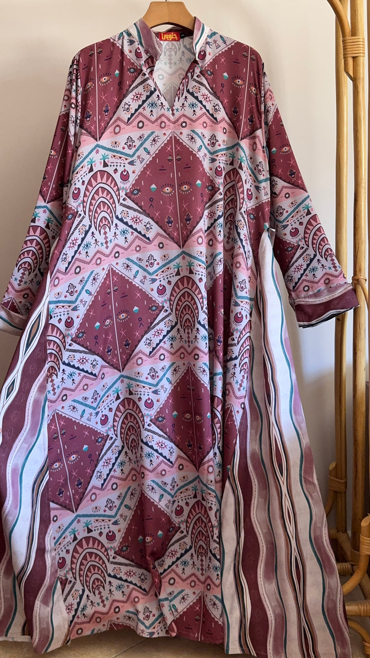 Bedouin symbols Double cloche dress