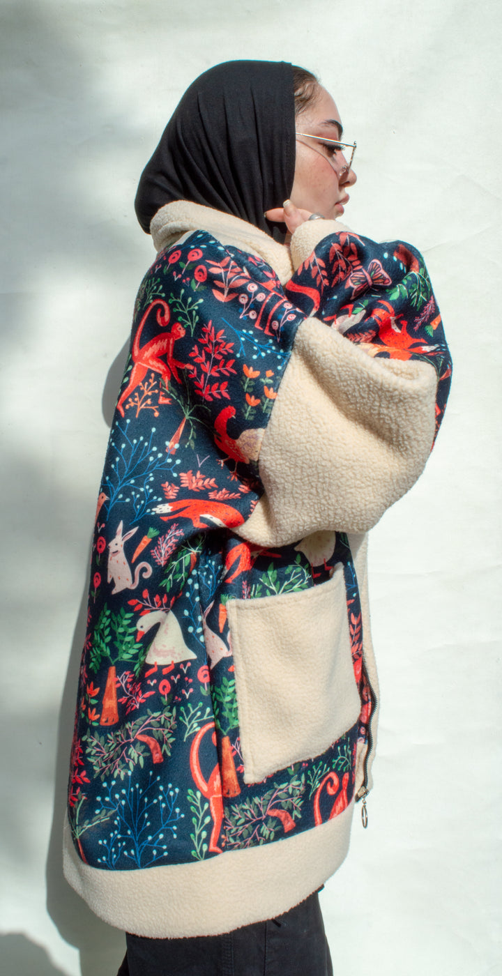 The garden teddy fleece jacket