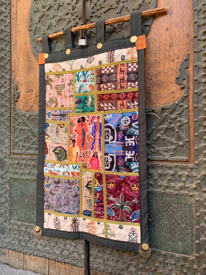 “Gn 4 ” Patchwork Wall Hanging