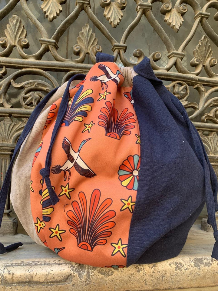 Half pattern Shoulder bag