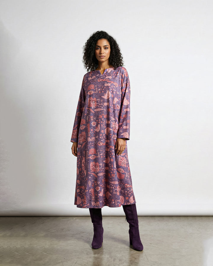 Folk dreams mohair dress