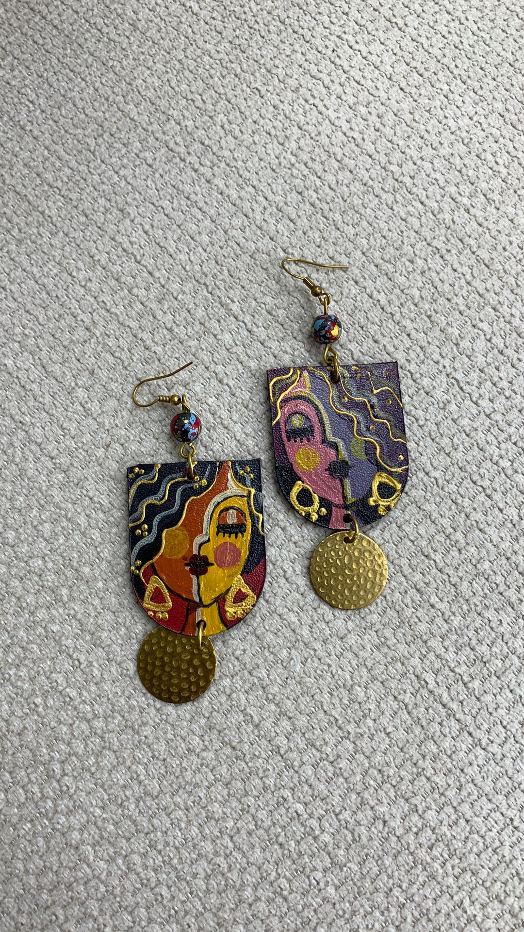 A folk woman Earrings