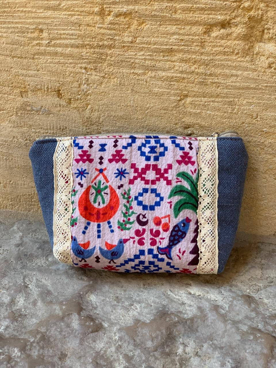 Folk pattern Pouch