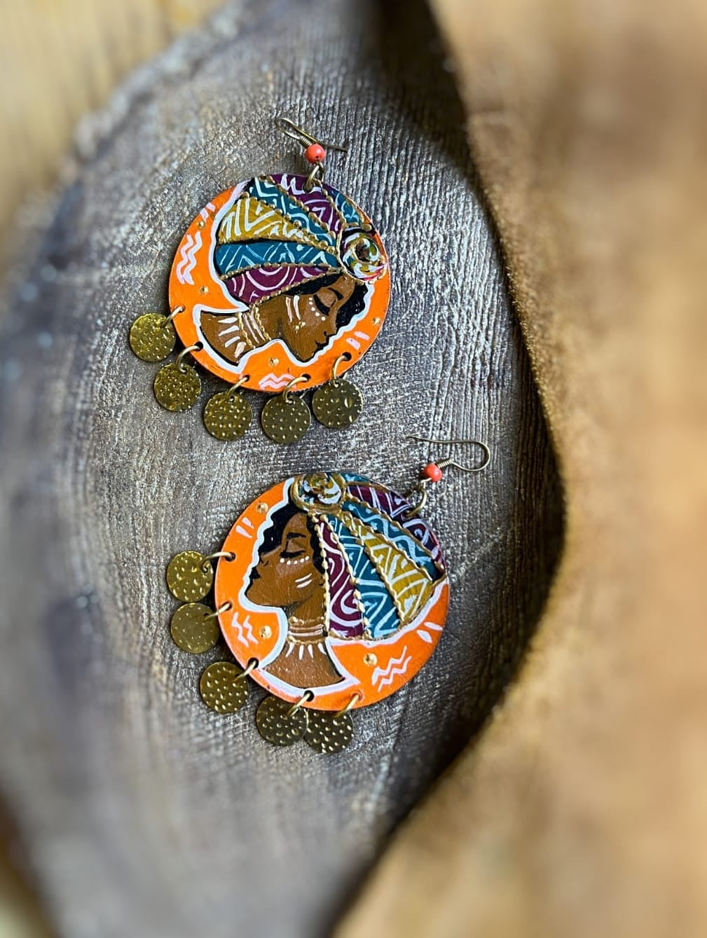 Afro woman Earrings