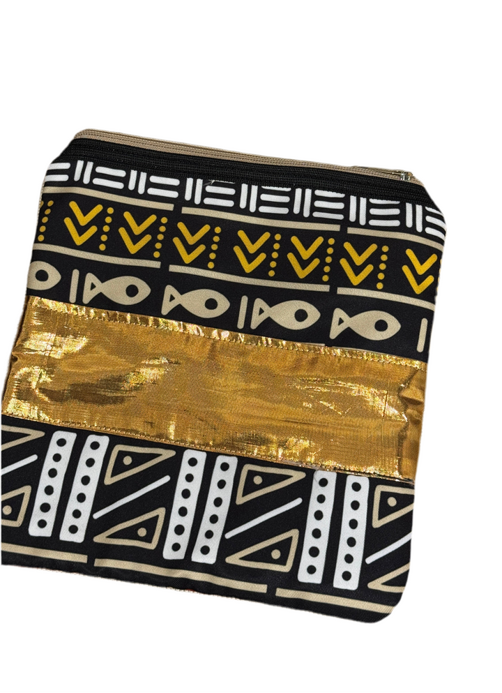 Golden Fish Tribal Pouch