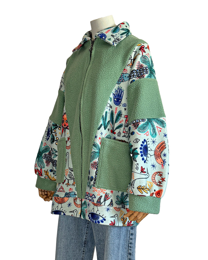 Tunisia X green Teddy Jacket