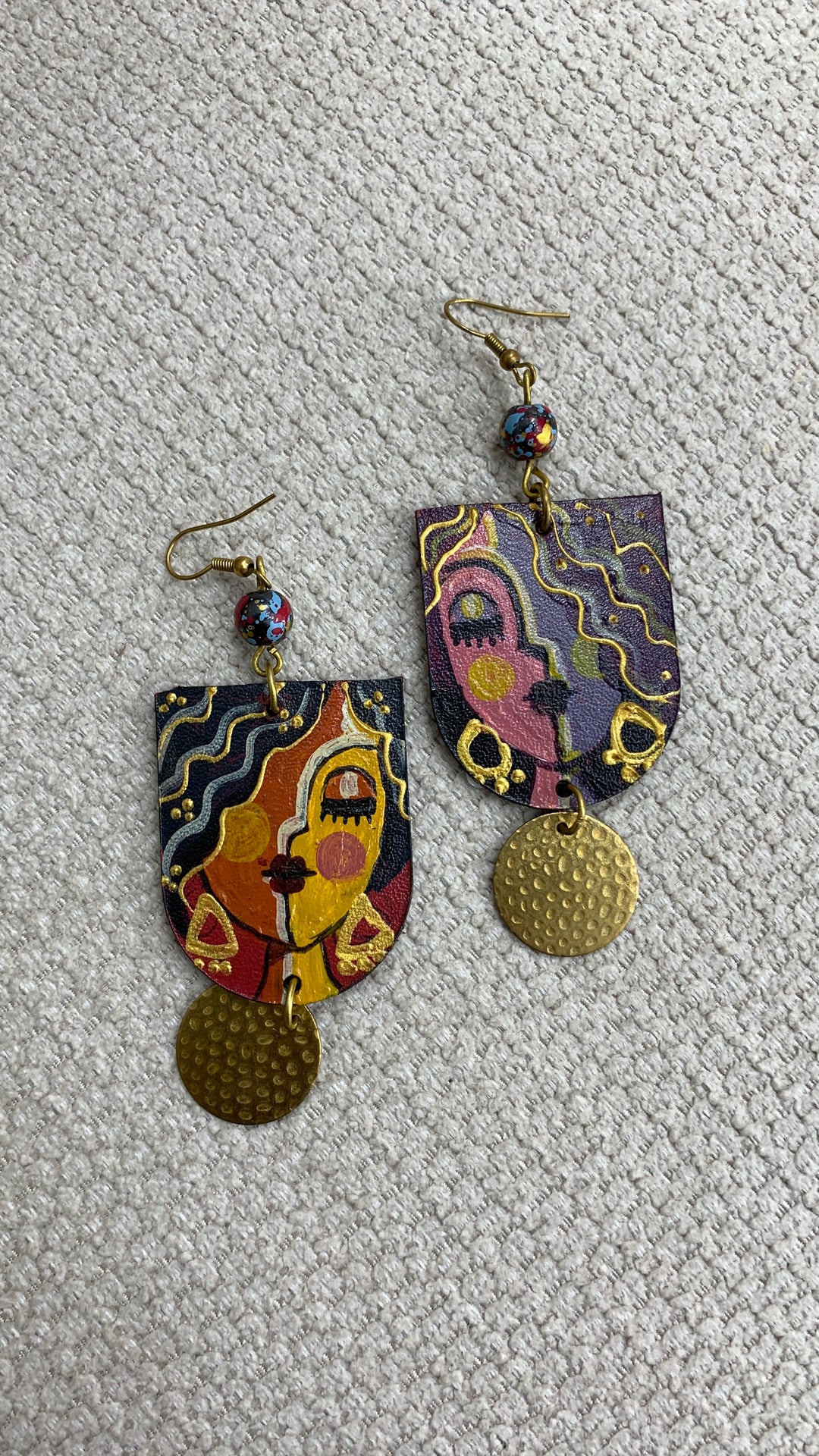 A folk woman Earrings