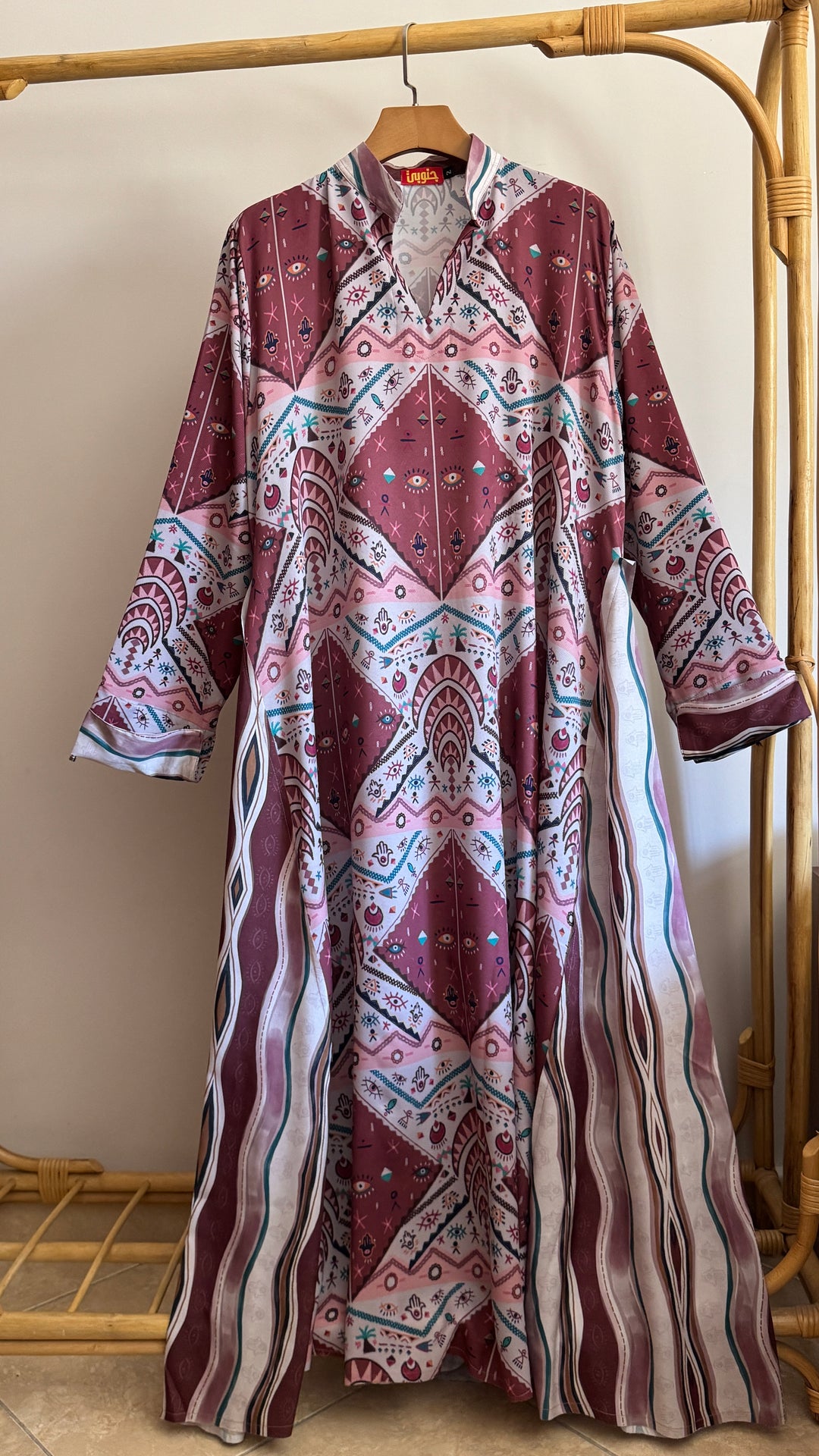 Bedouin symbols Double cloche dress