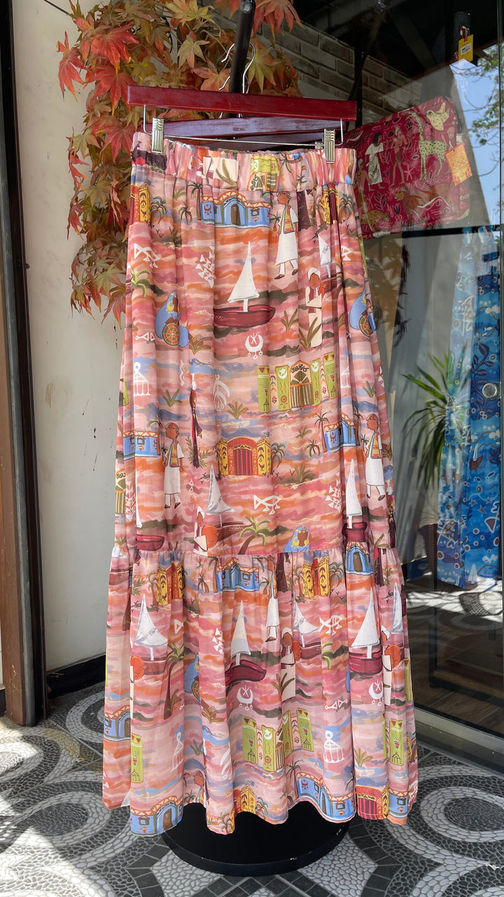"نوبه " chiffon skirt