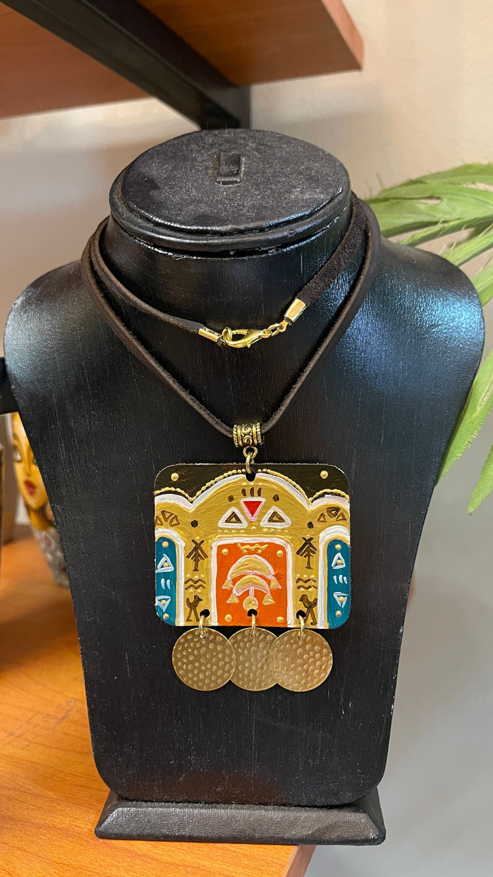 Nubian house necklace