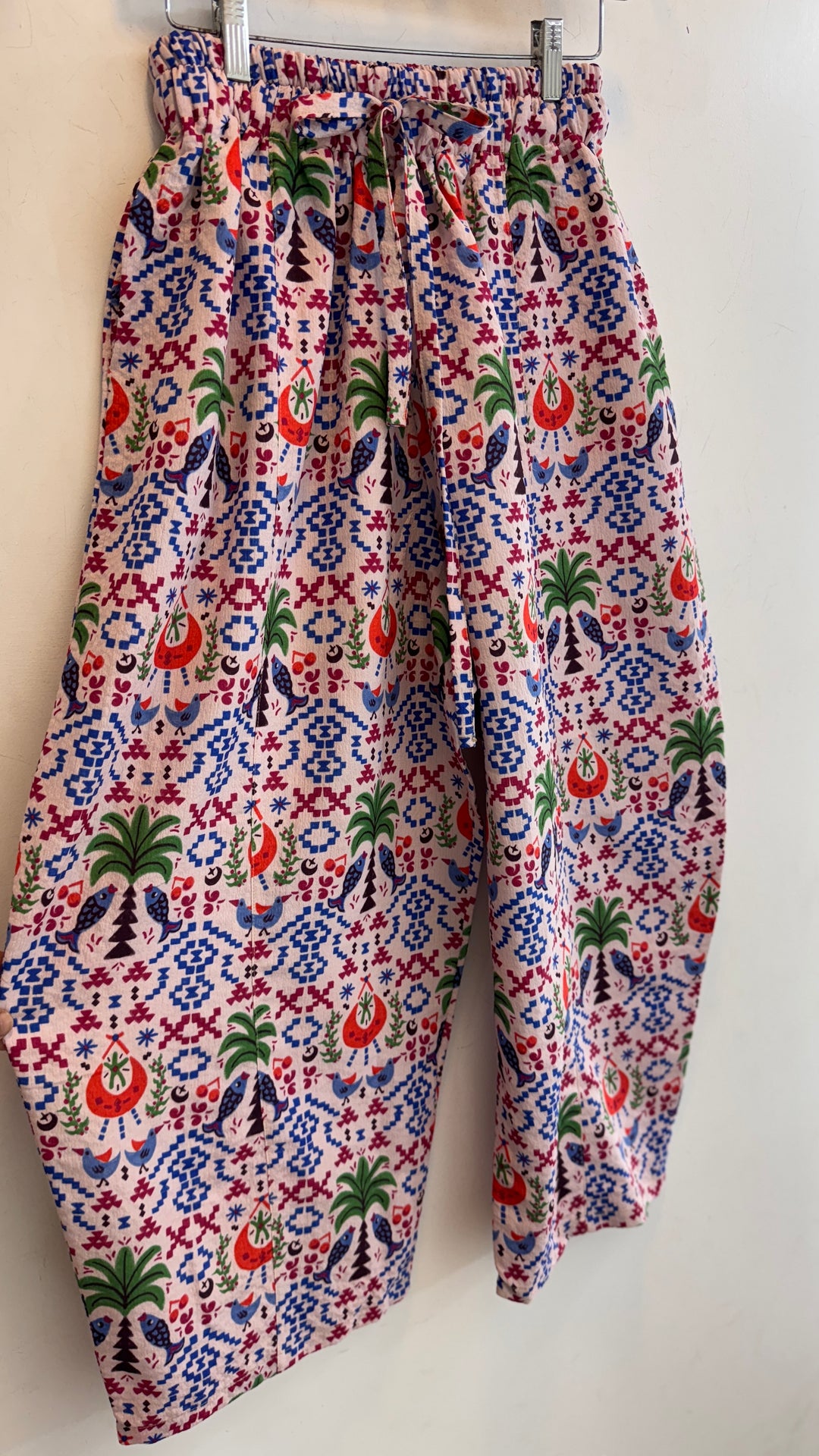 Palm & river Vest kimono set