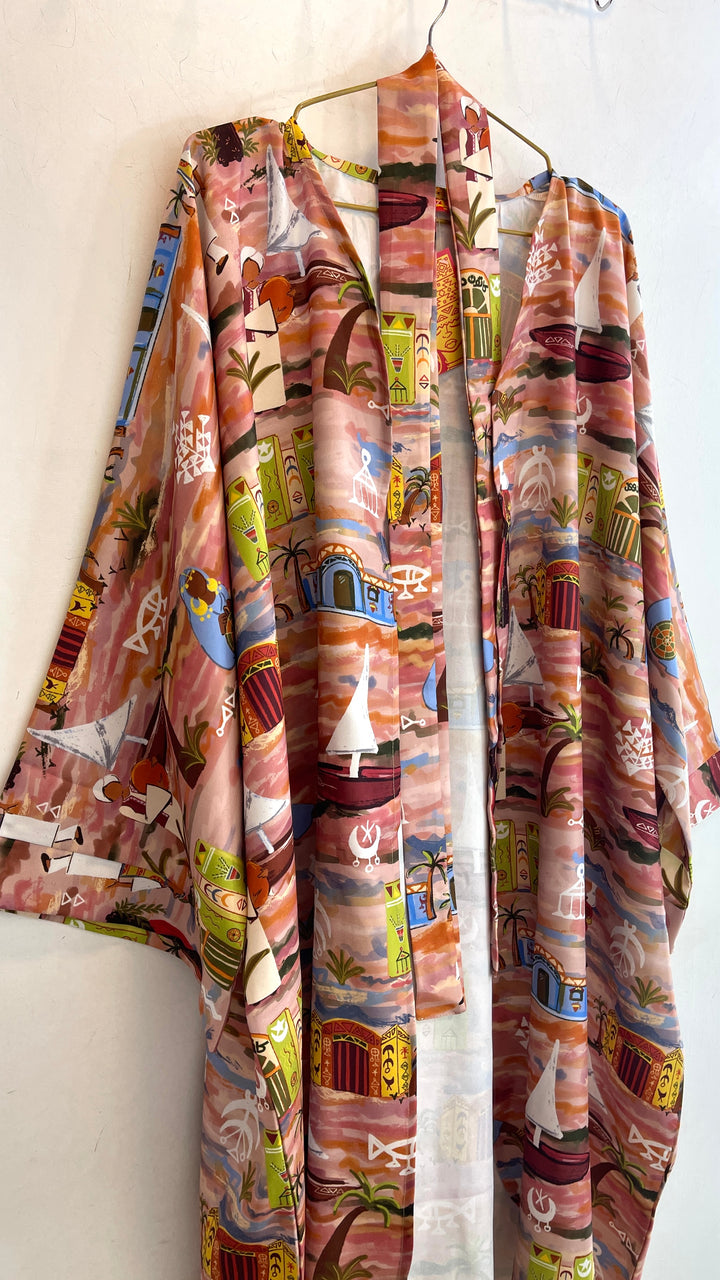 Long cardigan " نوبه "