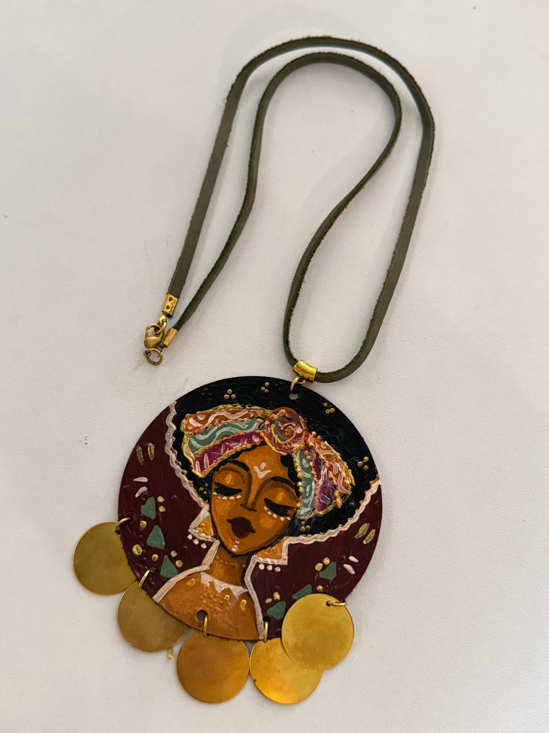 The Afro woman Necklace