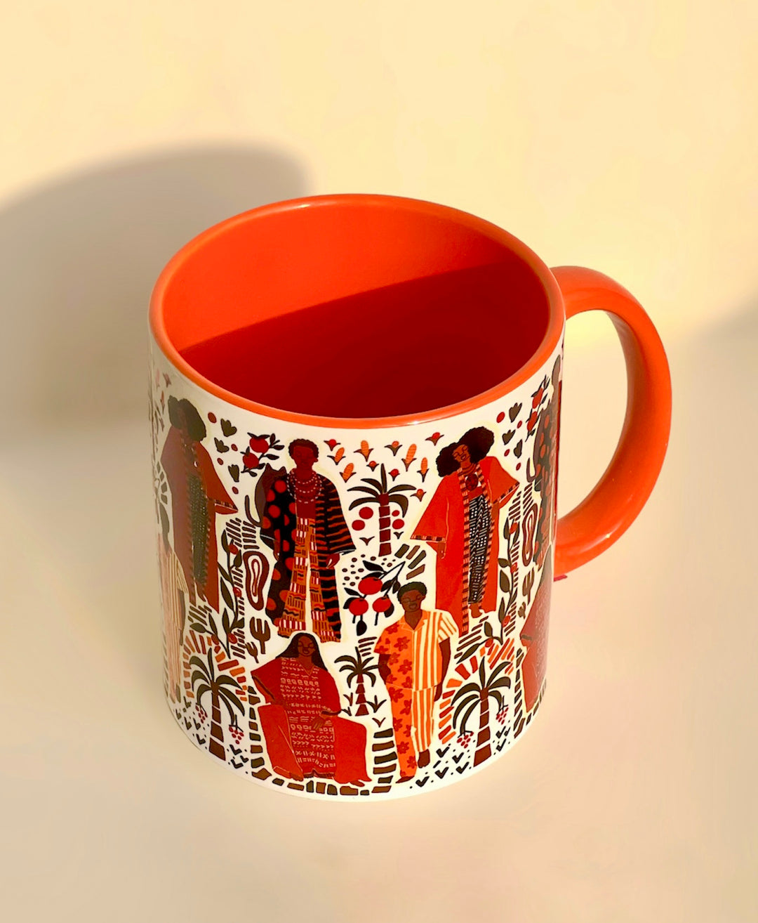 Fashion of africa orange Mug
