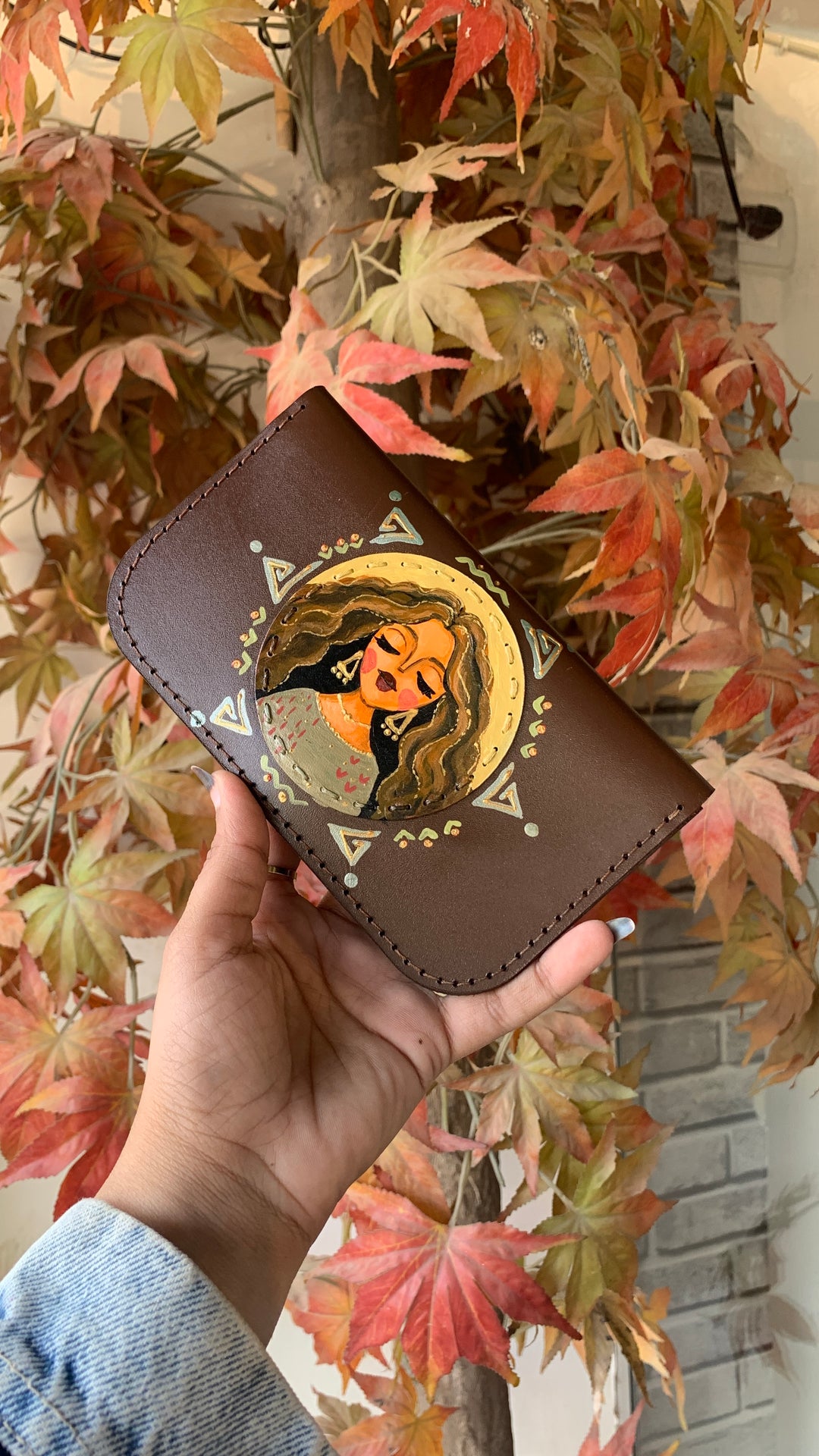 Halima big Leather wallet