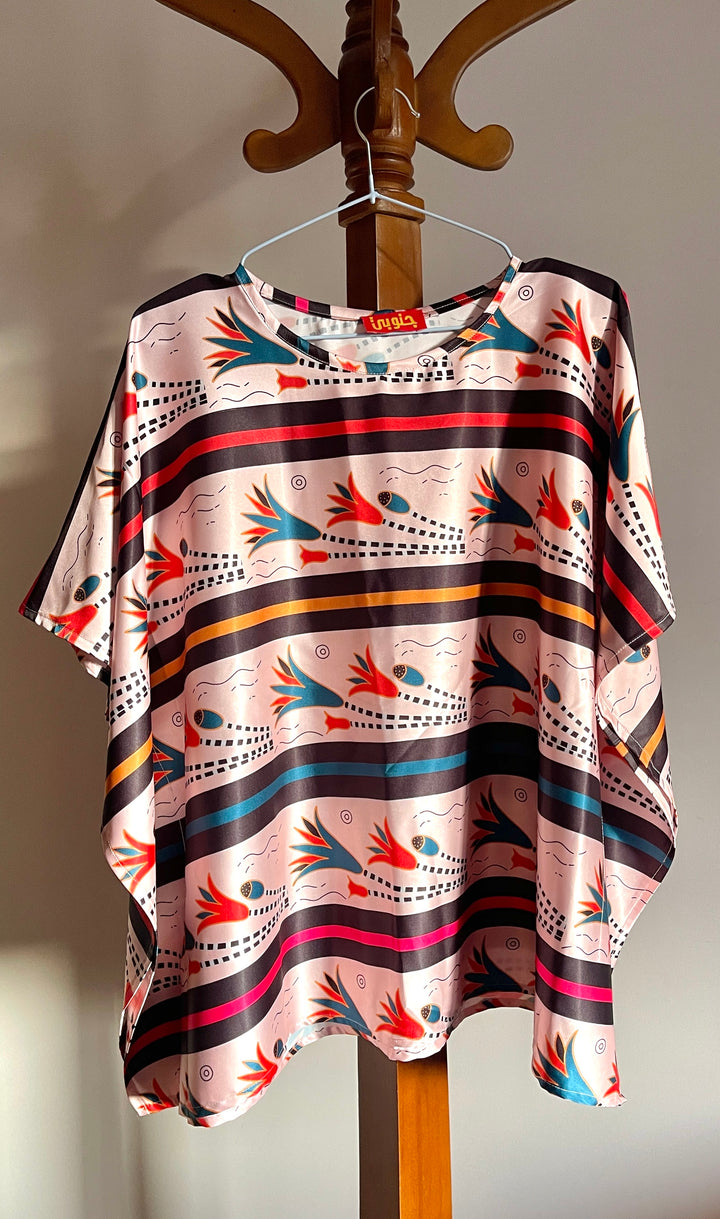 The lutas half sleeve blouse