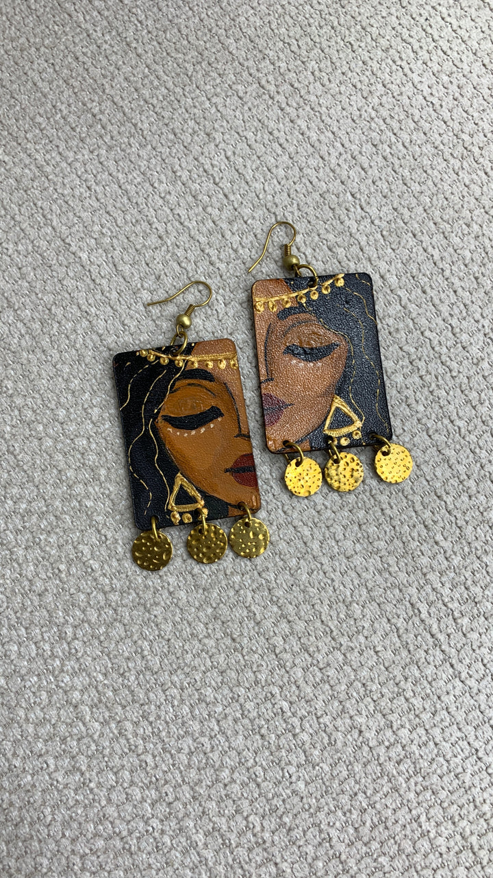Nubian portrait Earrings