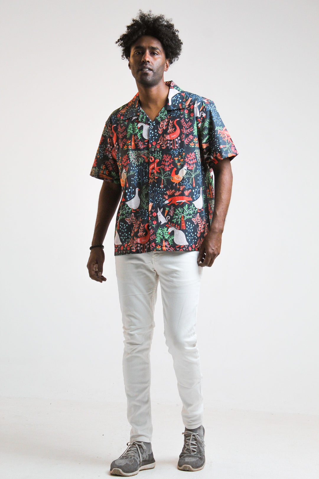 The garden half -Sleeved Shirt