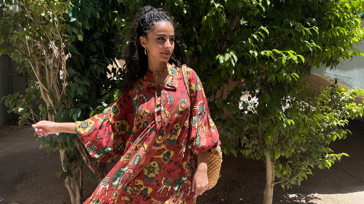 Brown Nubian dress
