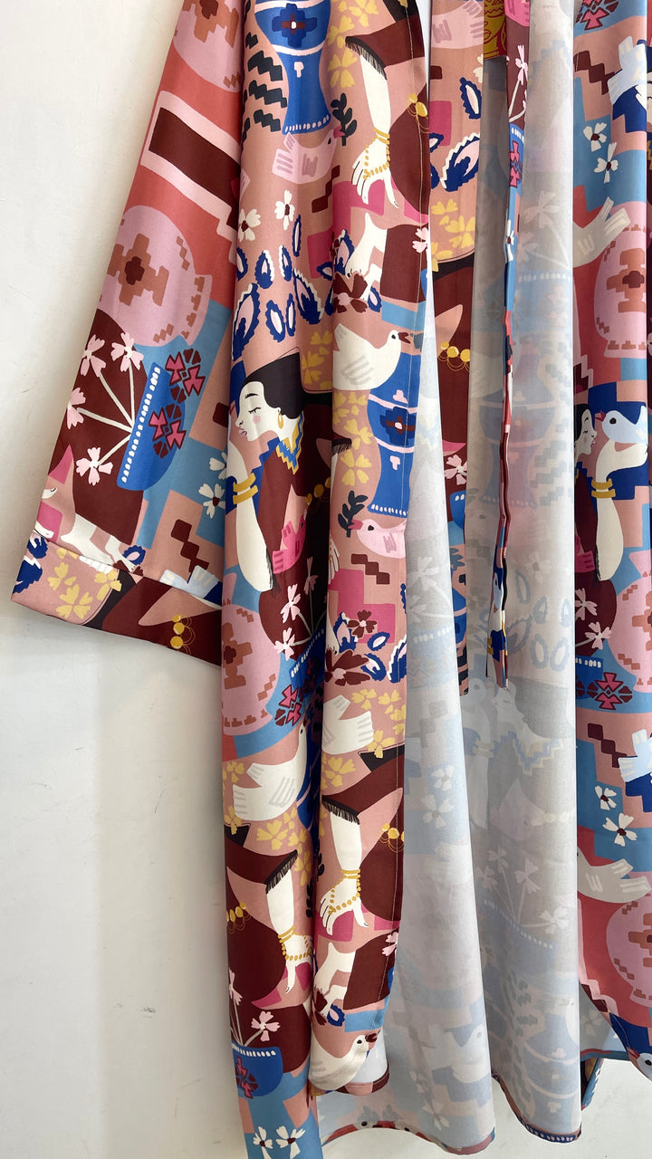 Beauty& birds long cardigan