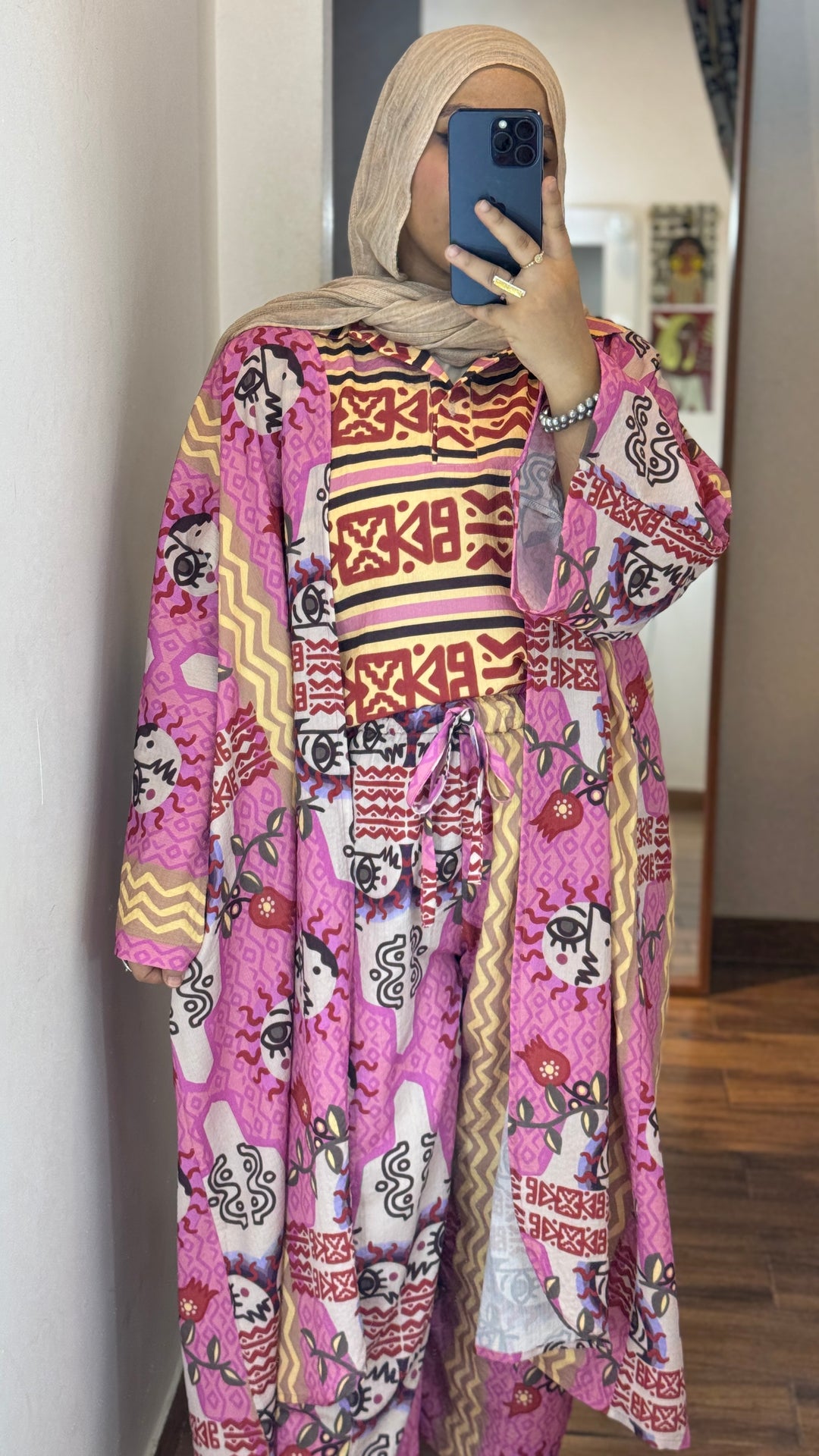 Sacred sun Vest kimono set