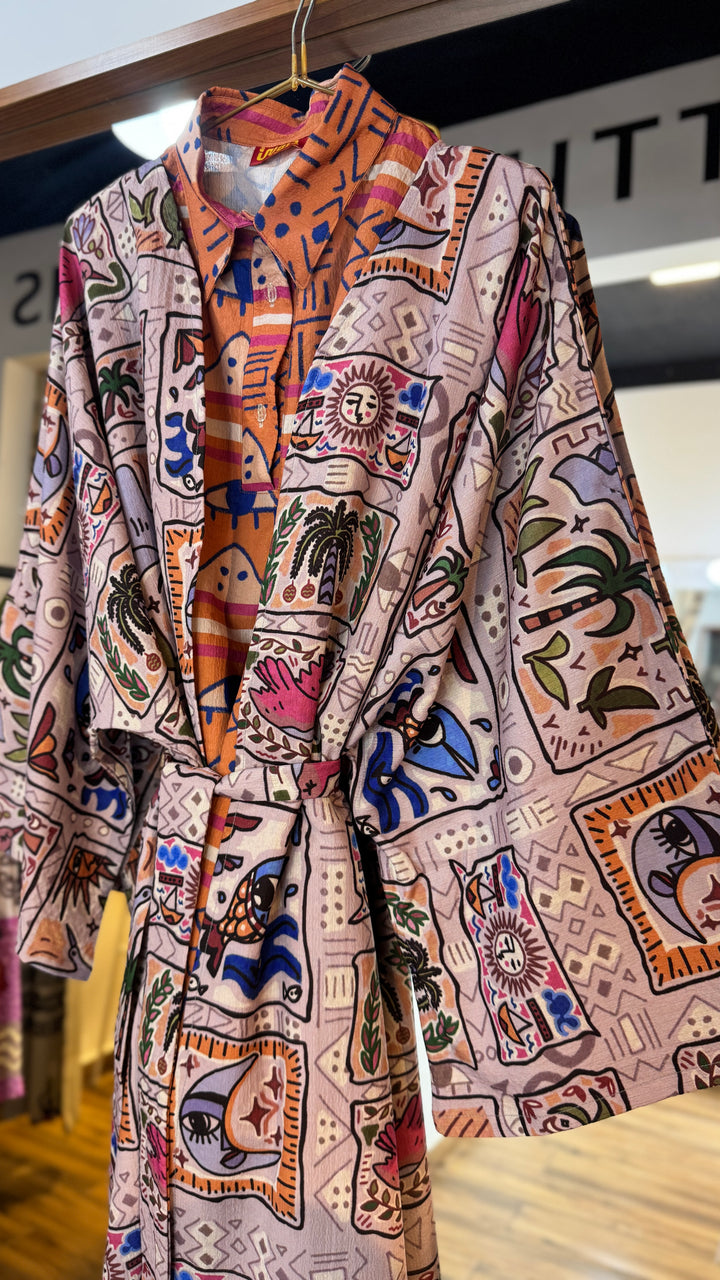 Tales of the Nile Vest kimono set
