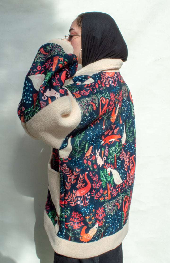 The garden teddy fleece jacket