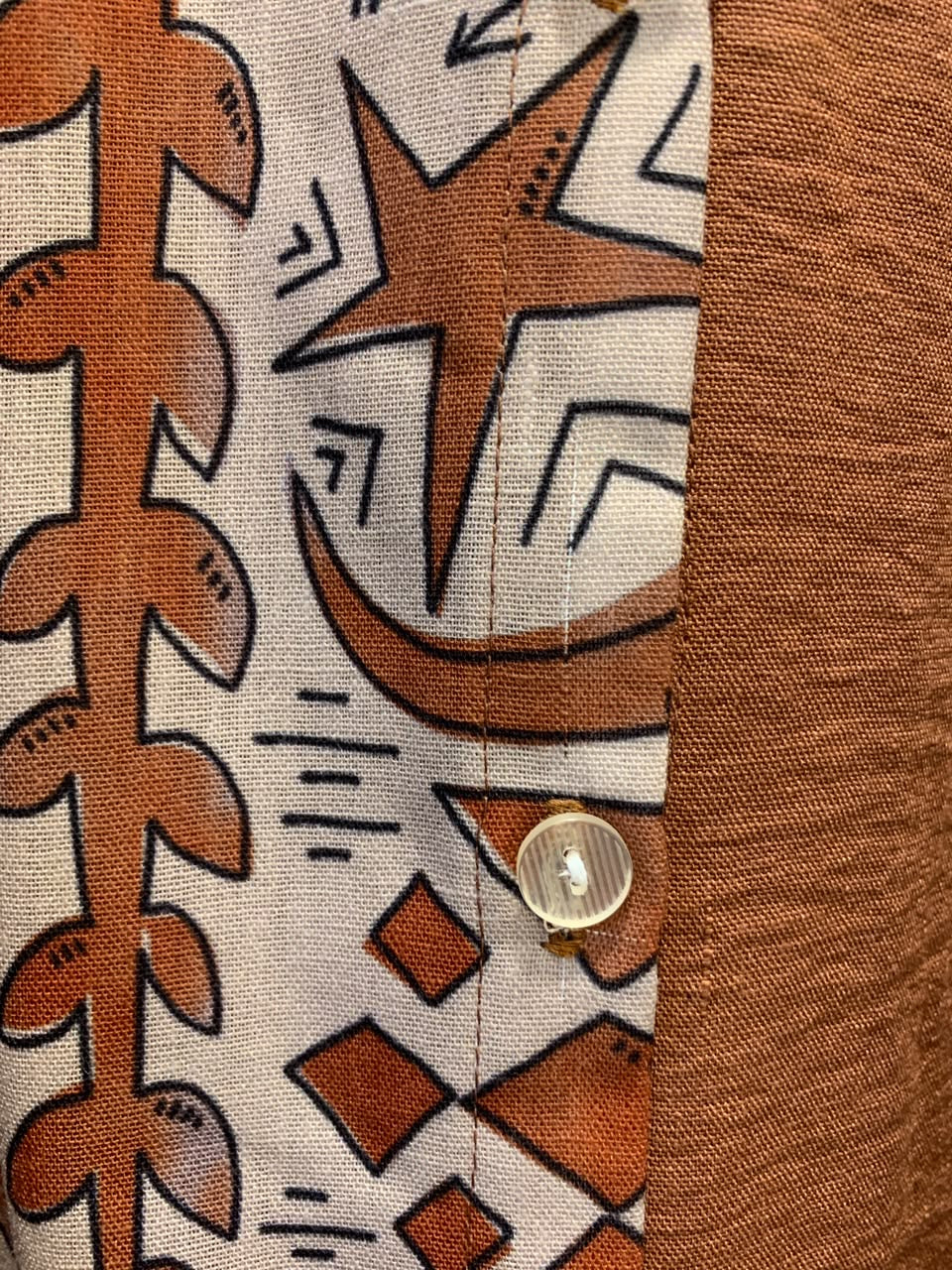 Havan symbols “ defect “ half &amp; half long shirt