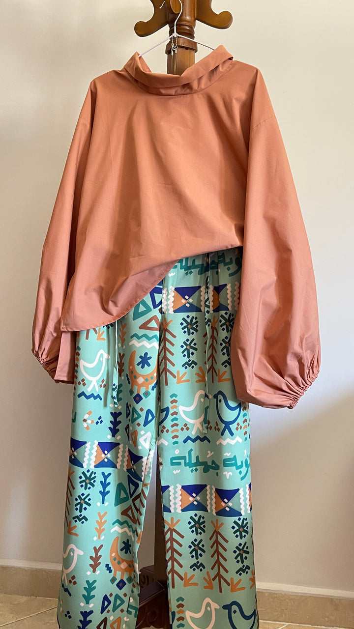 “Kashmir” balloon blouse