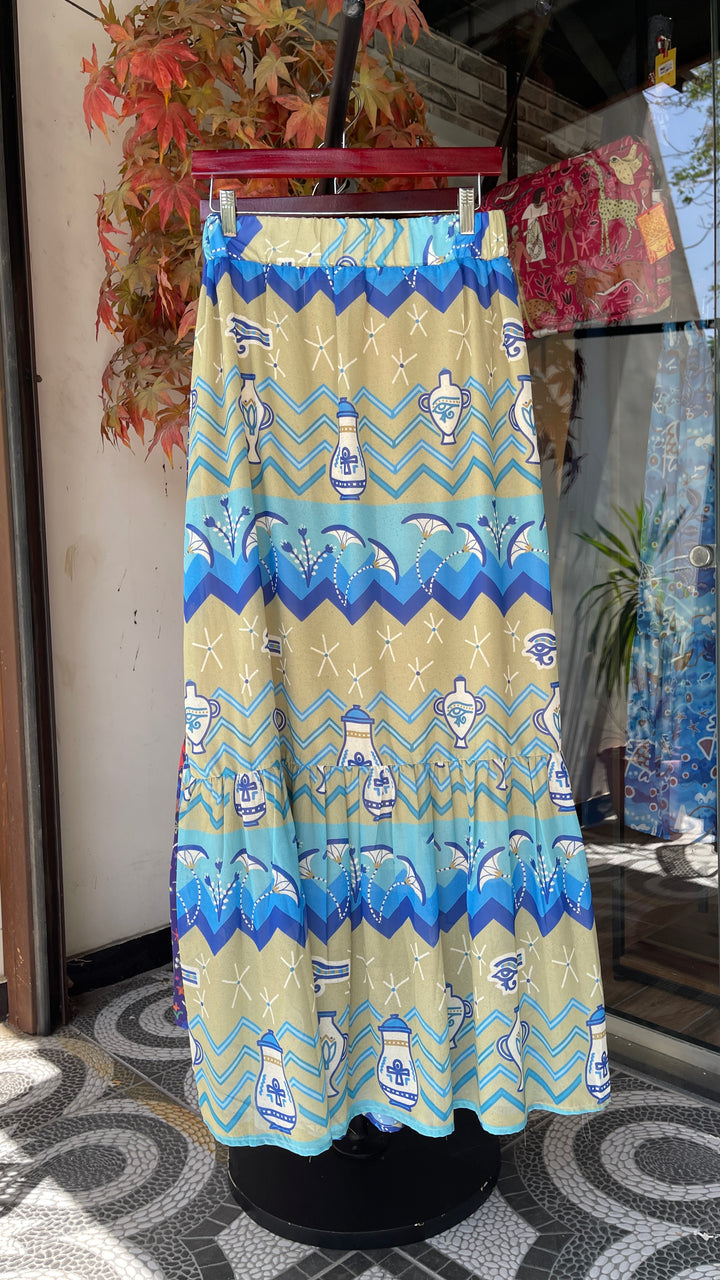 Nile pharaoh chiffon skirt