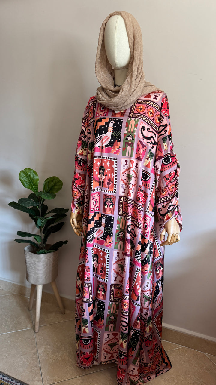 Klim squares Silk dress